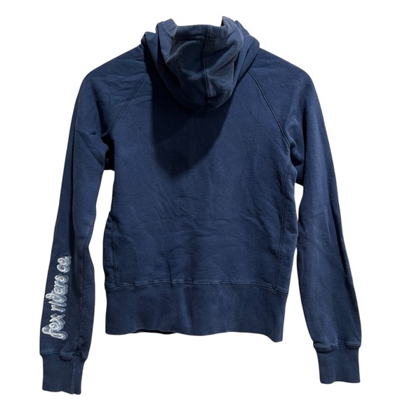 Fox Women’s Blue Hooded Long Sleeve Zip Jacket - Picture 4 of 7
